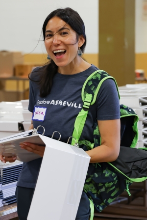 Explore Asheville Volunteers contribute to United Way's School Supply Drive